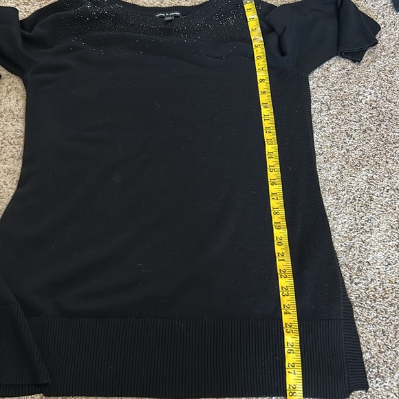 Cable & Gauge black sparkly top in size large - Picture 6 of 8